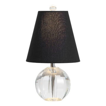 Goddard 16" Crystal Ball/Metal LED Table Lamp - JONATHAN Y